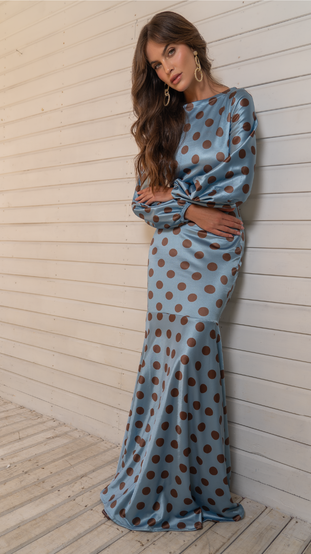 Vestido Largo Azul Alma