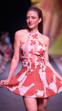 Vestido Corto Rosa