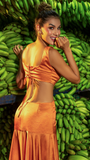 Vestido Naranja Celia